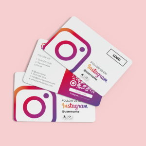 Follow Us On Instagram Business Card Iconic Truzzer