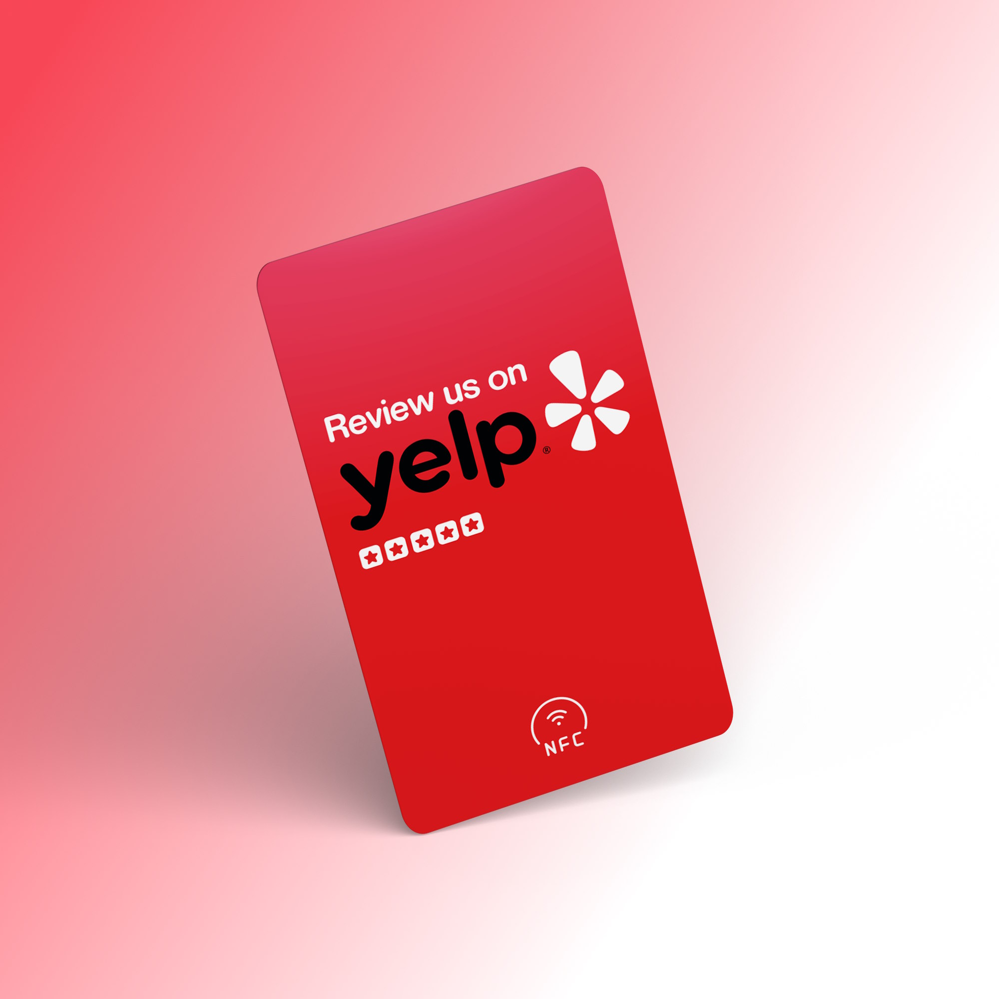 Yelp Review NFC Card Tap